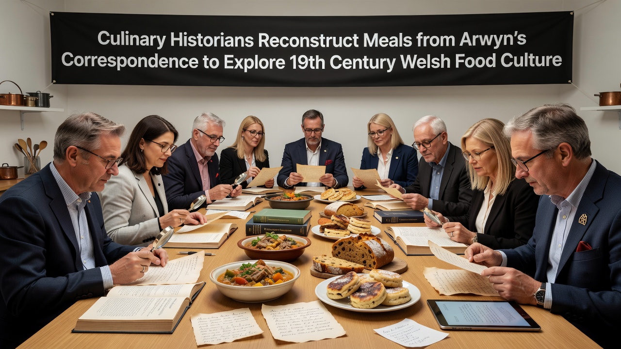 Culinary Historians Reconstruct Meals from Arwyn's Correspondence to Explore 19th Century Welsh Food Culture
